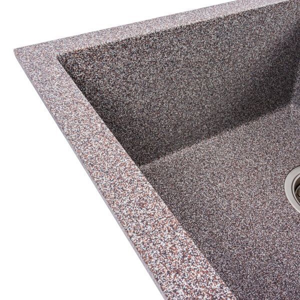 Гранитная мойка для кухни VALESO SOLID 7843 матовая Микс SP000047241 фото