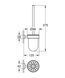 Туалетний йоржик у комплекті Grohe Essentials Cube New (40513001) 40513001 фото 2