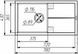 Гранитная мойка для кухни VALESO SOLID 7843 матовая Микс SP000047241 фото 8