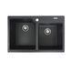 Гранитная мойка для кухни VALESO HARMONY 7850 матовая Антрацит SP000047436 фото 1