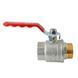 Кран кульовий ГШВ Koer Extreme KE.215-40 - 1 1/2" FM ручка "важіль" червона (KR5754) KR5754 фото 4