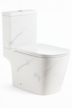 Унитаз SY 1000 paint rim 65*36.5*78.5 белый принт ( А0060302 ) А0060302 фото