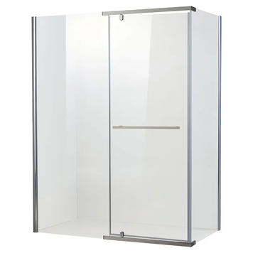 Душова кабіна без піддону Koer SR SC01-120x80x200-TR-01 прозоре скло Easy Clean 8мм, хром (KR5353) KR5353 фото