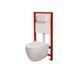 Комплект: Mixxus Premium Ellipse-SET-2101 (в 2 ящ) Унітаз система змиву Tornado 3.0+ Інсталяція Koer KT-0404 + панель KT-0604-03 White (MP6667) MP6667 фото 15