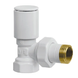 Кран для сушарки рушників кутовий Koer KR.531.White - 1/2" (KR5104) KR5104 фото 1