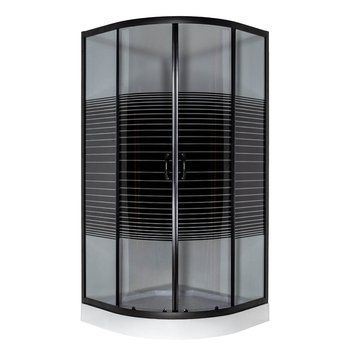 Душевая кабина VIVIA 091 Black s line JK New 90*90*191 низкий поддон ( А0055604 ) А0055604 фото