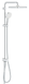 Душова система Grohe Flex Tempesta System 250 Cube із перемикачем настінного монтажу (26694001) 26694001 фото 1