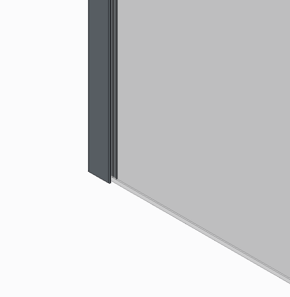 Душова перегородка Koer SR SP01-90x200-TR-01 Walk-In прозоре скло Easy Clean 8мм, хром (KR5392) KR5392 фото