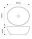 Раковина накладна MIXXUS PREMIUM ELLIPSE-0108 EDGE BLACK 400х330х145mm (MP6527) MP6527 фото 3