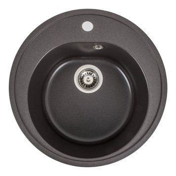 Гранитная мойка для кухни VALESO 510 LUNA матовая Гренадин SP000047039 фото