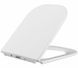 Сидіння-кришка для унітазу Mixxus SEAT COVER QUADRO-2003 з мікроліфтом 430х338х35mm (MI6689) MI6689 фото 4