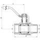 Кран кульовий Waterpro 1/2" ГШР (WP0143) WP0143 фото 3