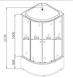Бокс душовий без гідромасажу Mixxus STRONG SB01-90x90x215-FB SATIN з високим піддоном (MI6884) MI6884 фото 16