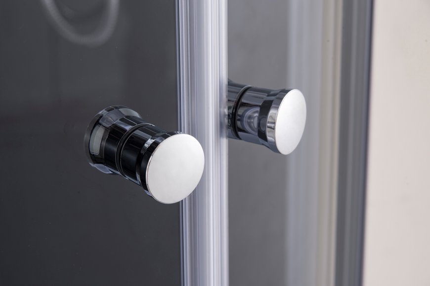 Бокс душовий без гідромасажу Mixxus STRONG SB01-90x90x215-FB SATIN з високим піддоном (MI6884) MI6884 фото