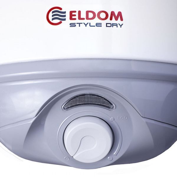 Водонагрівач Eldom Style DRY 30 SLIM 2x0.8 kW 72269WD 000003211 фото