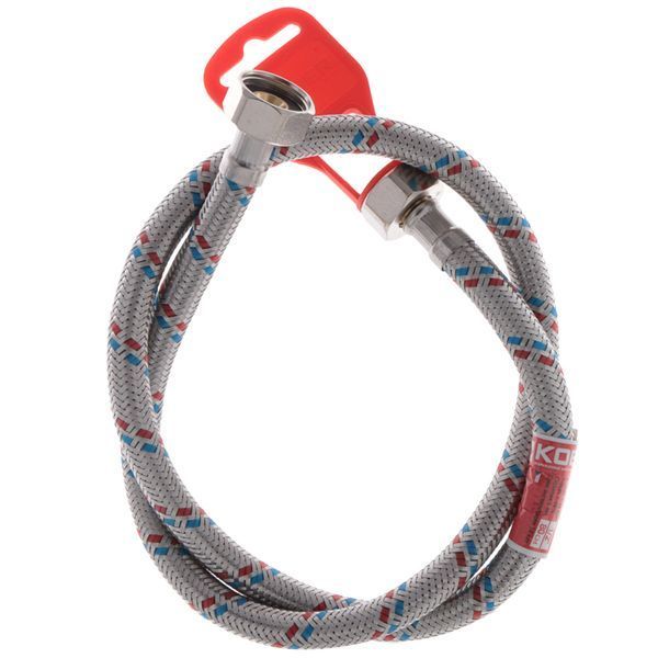 Гнучкий шланг для підключення води Гайка 1/2'' - Гайка 1/2'' (80 см) KOER (KR0256) KR0256 фото