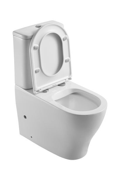 Унітаз-компакт Mixxus Premium WAVE-0403-R 675х395х870mm, система змиву RIMLESS (MP6606) MP6606 фото