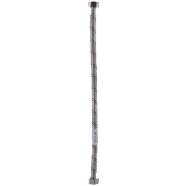 Гнучкий шланг для підключення води гайка 1/2'' - гайка 1/2'' (40 см) Zerix (ZX1550) ZX1550 фото