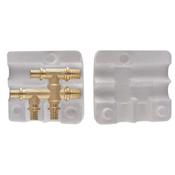 Трійник в од. площ. Koer KA.TU-20-16-16 - 20(2.8mm)x16(2.2mm)x16(2.2mm) (теплоіз.кожух) (KR5868) KR5868 фото