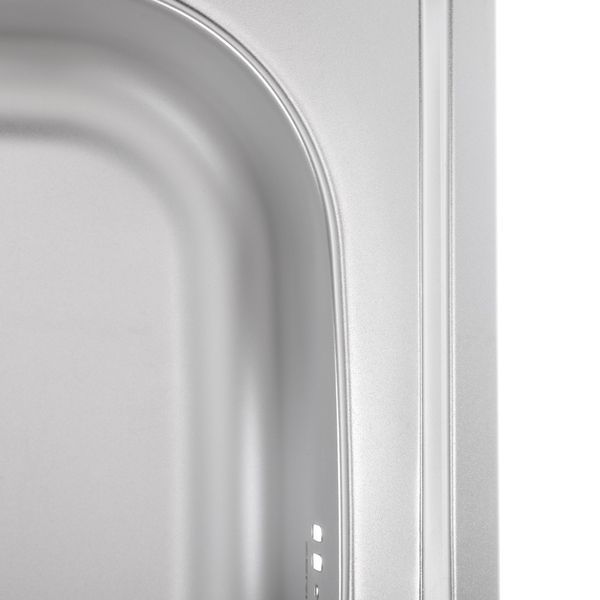 Кухонна мийка накладна Zerix Z5050-06-160E (Satin) (ZX1609) ZX1609 фото