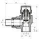 Кран термостатичний кутовий PPR 25x3/4 Koer K0150.PRO (KP0190) KP0190 фото 2