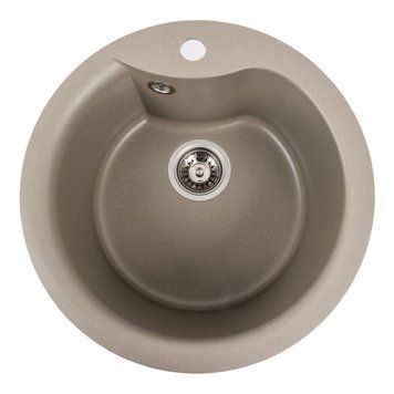 Гранитная мойка для кухни VALESO TURAS 480 матовая Титан SP000047332 фото