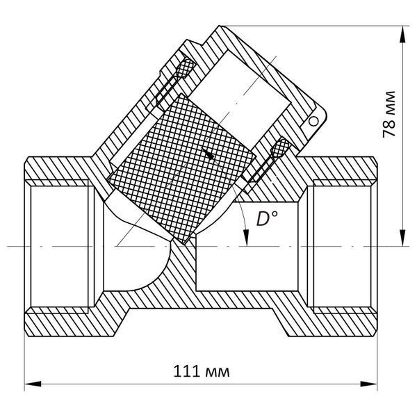 Фільтр грубої очистки 1-1/2" (Koer KR.F01) (KR2870) KR2870 фото