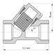 Фільтр грубої очистки 1-1/2" (Koer KR.F01) (KR2870) KR2870 фото 3