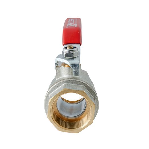 Кран кульовий ГГВ Koer Extreme KE.214-32 - 1 1/4" FF ручка "важіль" червона (KR5747) KR5747 фото