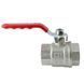 Кран кульовий ГГВ Koer Extreme KE.214-32 - 1 1/4" FF ручка "важіль" червона (KR5747) KR5747 фото 4