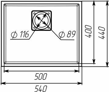 Кухонная гранитная мойка 5444 AMELI VALESO серый муссон SP000051496 фото