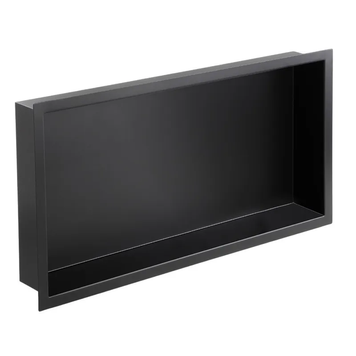 Полиця-ніша для ванної кімнати Mixxus Premium NICHE-0102 BLACK із нержавіючої сталі SUS304 (MI6680) MI6680 фото