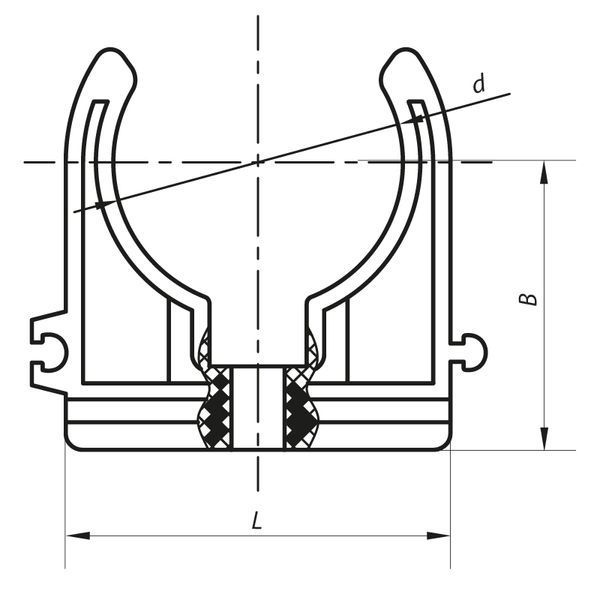 Кріплення для PPR труби 50 Koer K0078.PRO (KP0093) KP0093 фото