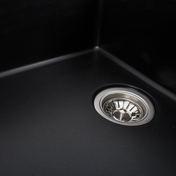 Гранитная мойка для кухни Platinum 7850 ROMA матовая (черная) SP000038109 фото