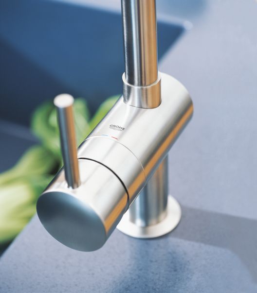 Змішувач для кухні з висувним виливом Grohe Minta (32168000) 32168000 фото