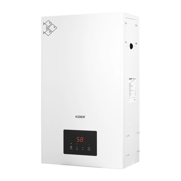 Котел електричний одноконтурний KOER KWH.E0106 WHITE 6 кВт колір білий (KR5558) KR5558 фото