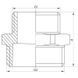 Ніпель редукційний 3 / 4''x1 "Koer KF.N0810 (KF0036) KF0036 фото 2
