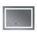 Дзеркало Mixxus WARM MR02-80x60-CASE з Led Touch, Anti-fog, димером, регулятором яскравості, годинником (MI6671) MI6671 фото 9