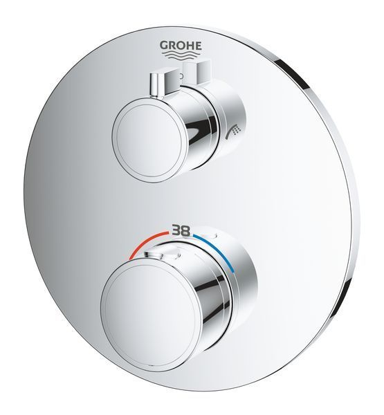 Термостат прихованого монтажу на 2 споживача Grohe Grohtherm Convent. Concealed (24077000) 24077000 фото