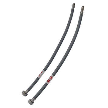 Гнучке підведення Zerix ZHN-02-F1/2"xM10-030 (нейлонове обплетення, гайки нерж) (пара) (ZX5155) ZX5155 фото