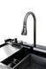 Кухонная мойка MITTONI P-5 7546 черная из нержавеющей стали 75*46*22 BLACK ( А0059850 ) А0059850 фото 7