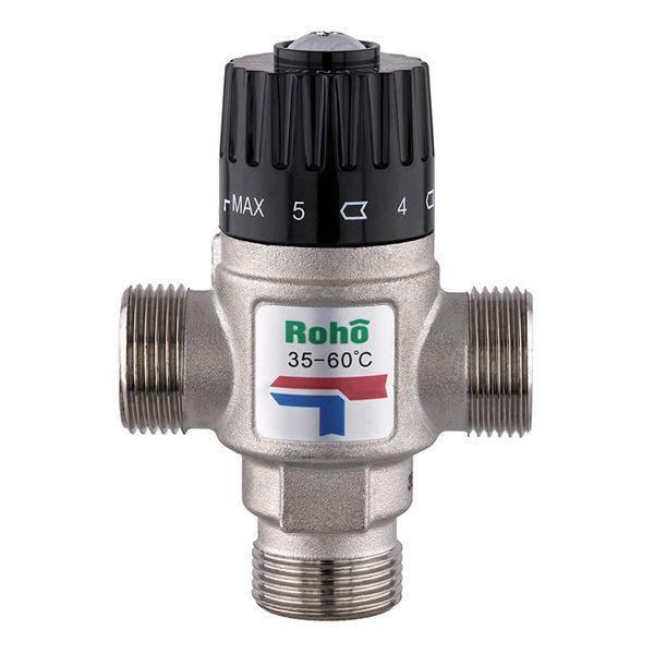 Клапан змішувальний Roho R1207-075 - 3/4" ЗР термостатичний (35-60*C) (RO1021) RO1021 фото