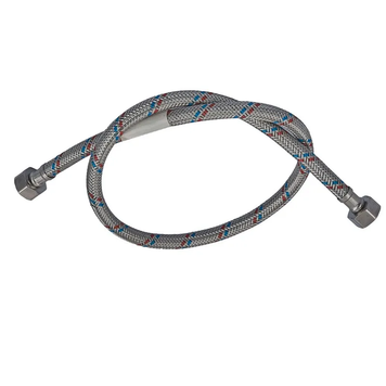 Гнучкий шланг для підключення води гайка 1/2'' - гайка 1/2'' (30 см) Zerix (ZX1549) ZX1549 фото