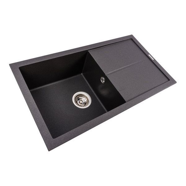 Гранитная мойка для кухни VALESO SOLID 7843 матовая Морион SP000047469 фото