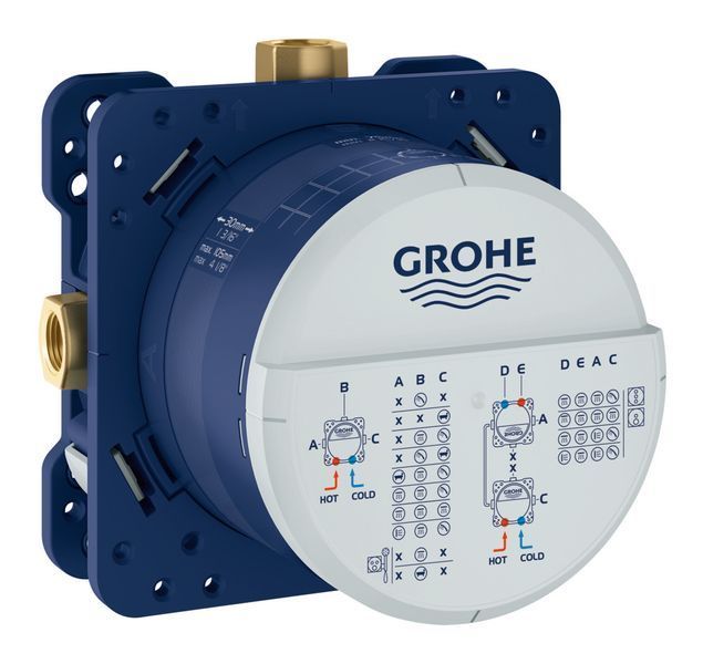 Душова система прихованого монтажу зі змішувачем Grohe Grohtherm SmartControl (UA34614SC4) UA34614SC4 фото