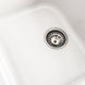 Гранитная мойка для кухни Platinum 7950 Equatoria матовая Белая SP000035783 фото 5