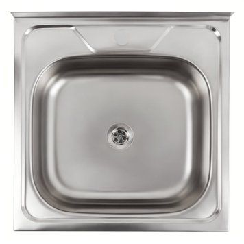 Мойка кухонная из нержавеющей стали Platinum 5050 (0,4/120 мм) SP000000299 фото