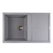Гранитная мойка для кухни Platinum 7950 Selena матовая Серый металлик SP000034929 фото 1