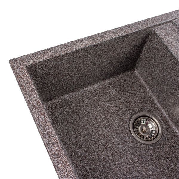 Гранитная мойка для кухни Platinum 7950 Selena матовая Микс SP000034924 фото