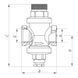 Редуктор тиску Koer KR.1252 1/2 "(KR2663) KR2663 фото 2